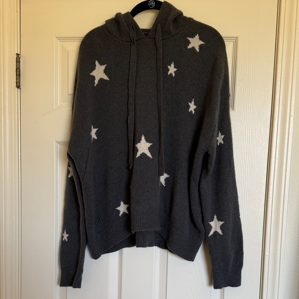 Zadig & Voltaire Marky Star Cashmere Hoodie Sweater M